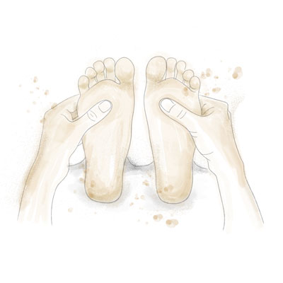 Reflexology Illustration